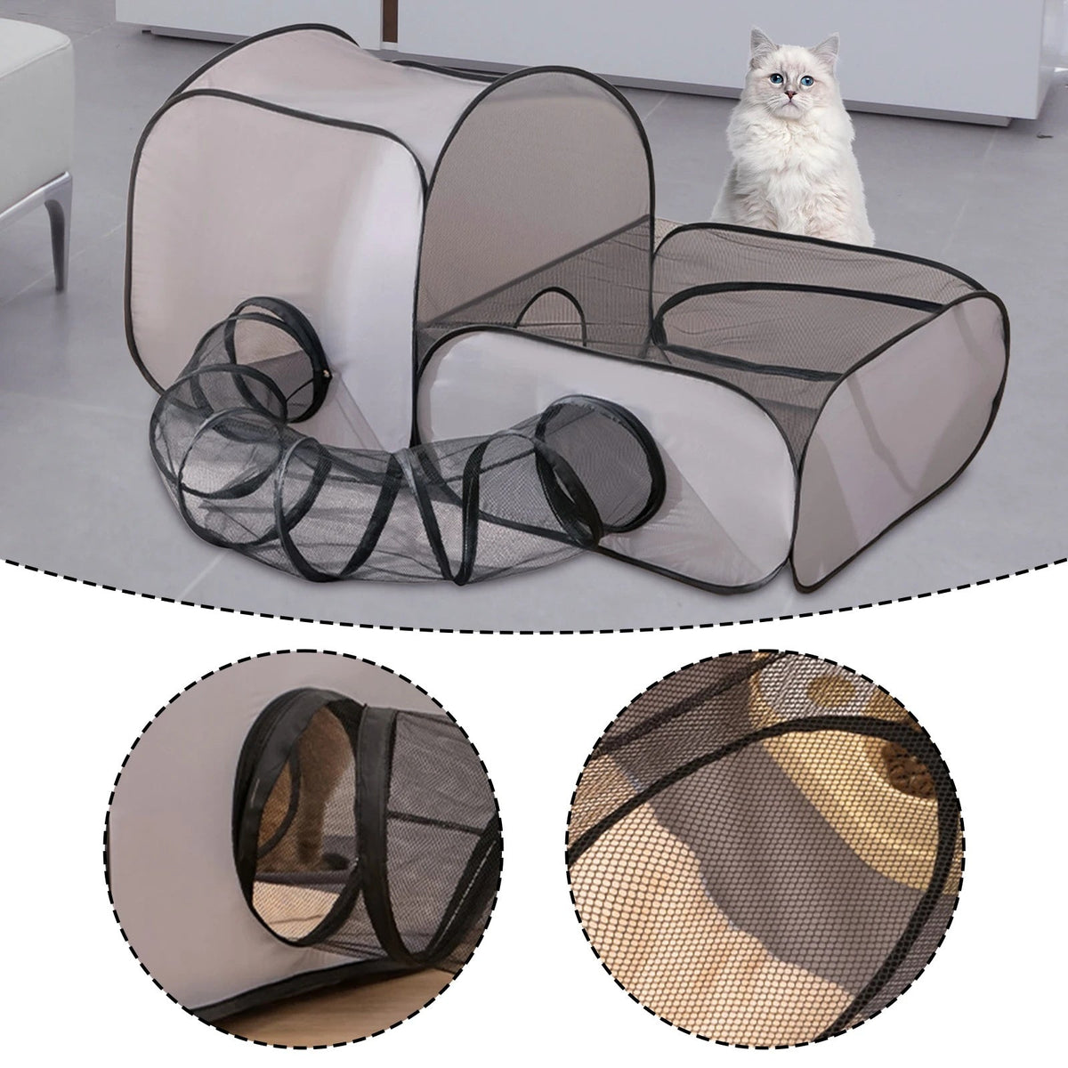 Opvouwbare kattenren voor binnen en buiten