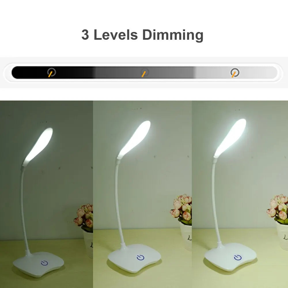 LED Bureaulamp Oplaadbaar, Oogbescherming, 3 Standen