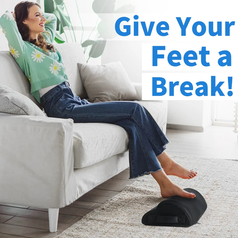 Memory Foam Voetensteun voor Onder het Bureau