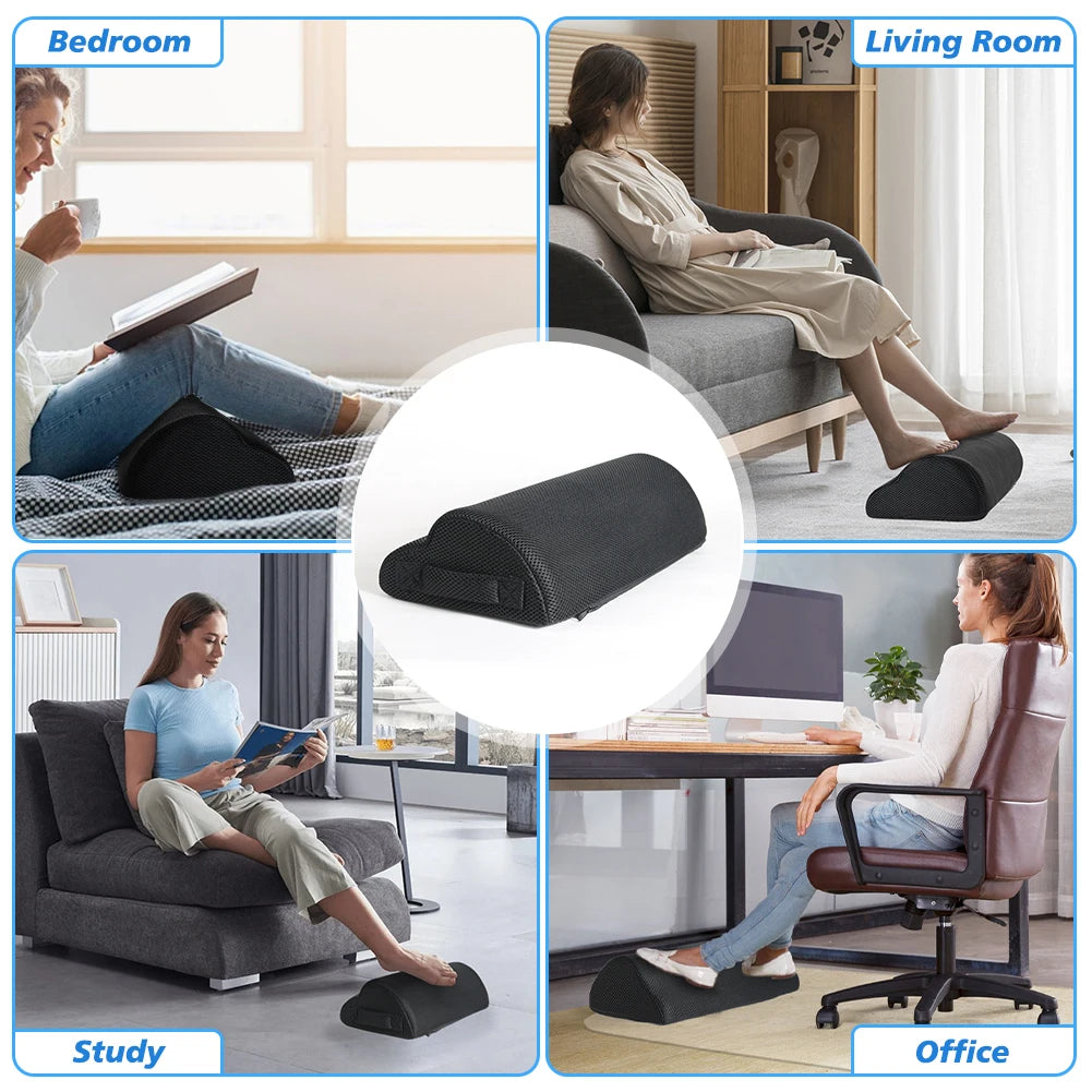 Memory Foam Voetensteun voor Onder het Bureau