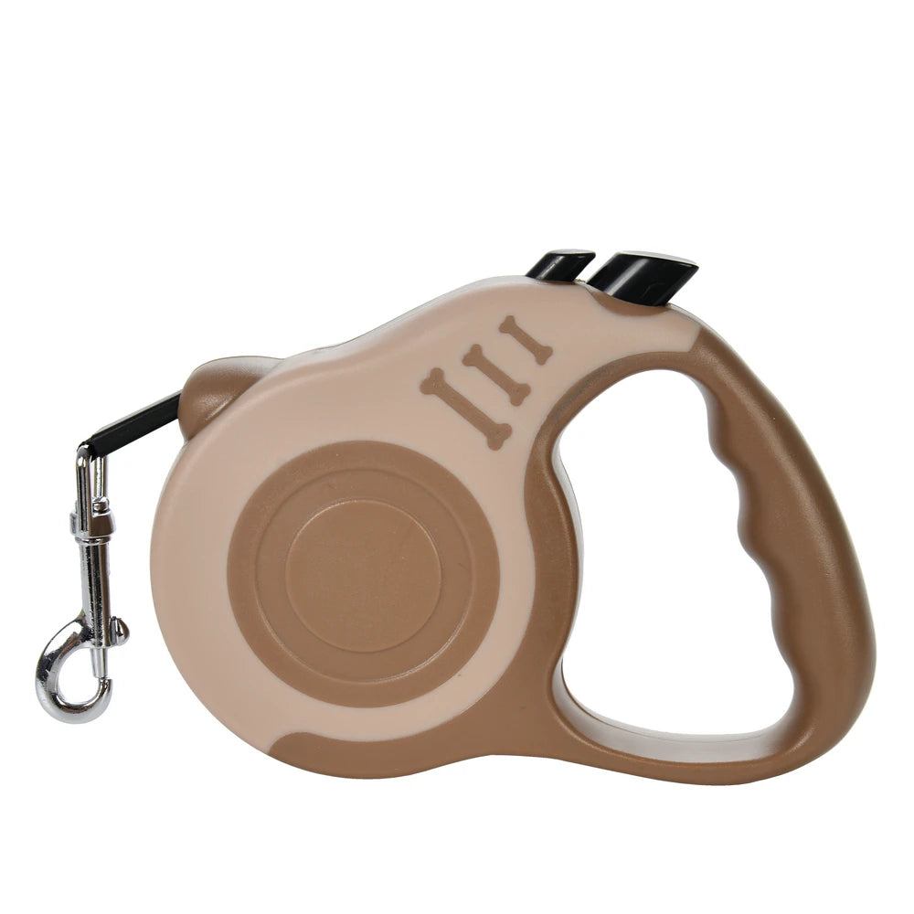Intrekbare Hondenriem 3m, Sterke Nylon Automatische Riem voor Kleine en Middelgrote Honden