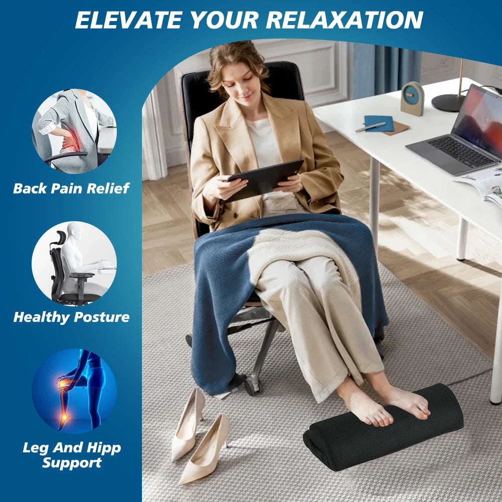 Memory Foam Voetensteun voor Onder het Bureau