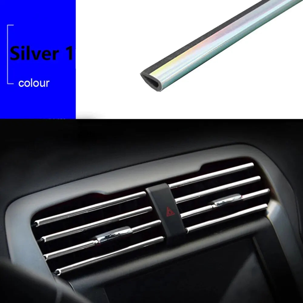 Decoratieve Sierstrips voor Auto Airco Ventilatierooster, Set van 10