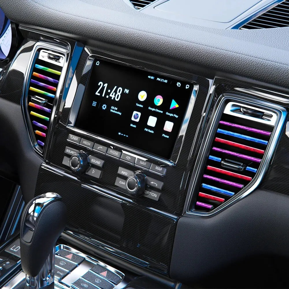 Decoratieve Sierstrips voor Auto Airco Ventilatierooster, Set van 10