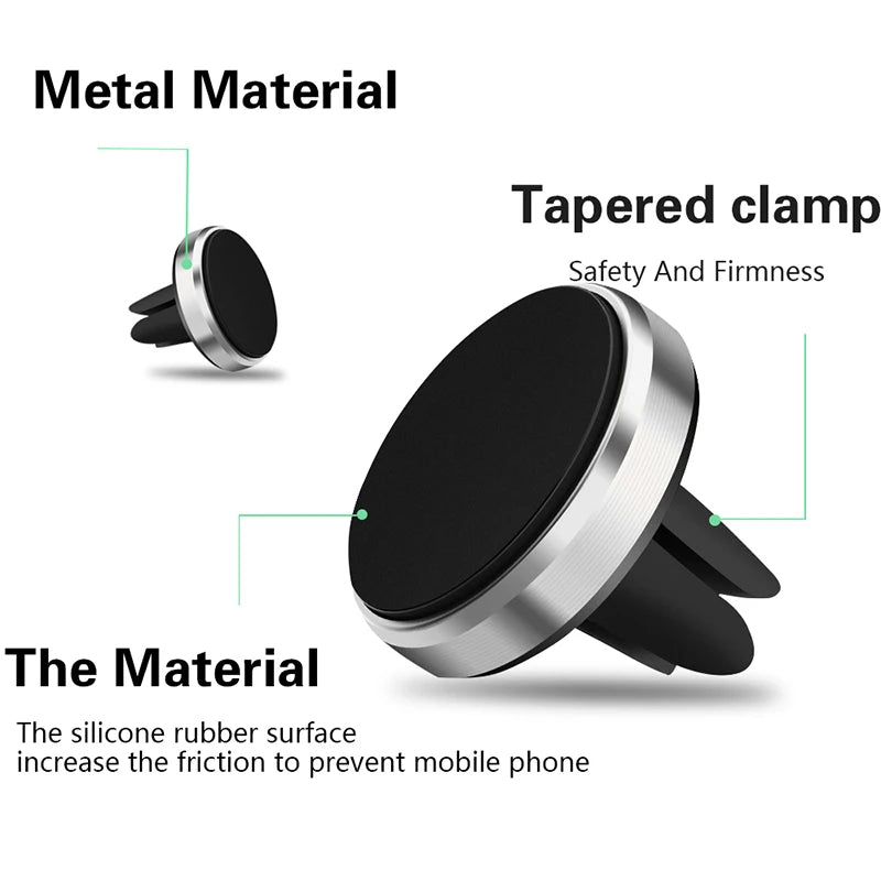Magnetische Telefoonhouder voor Auto Ventilatierooster