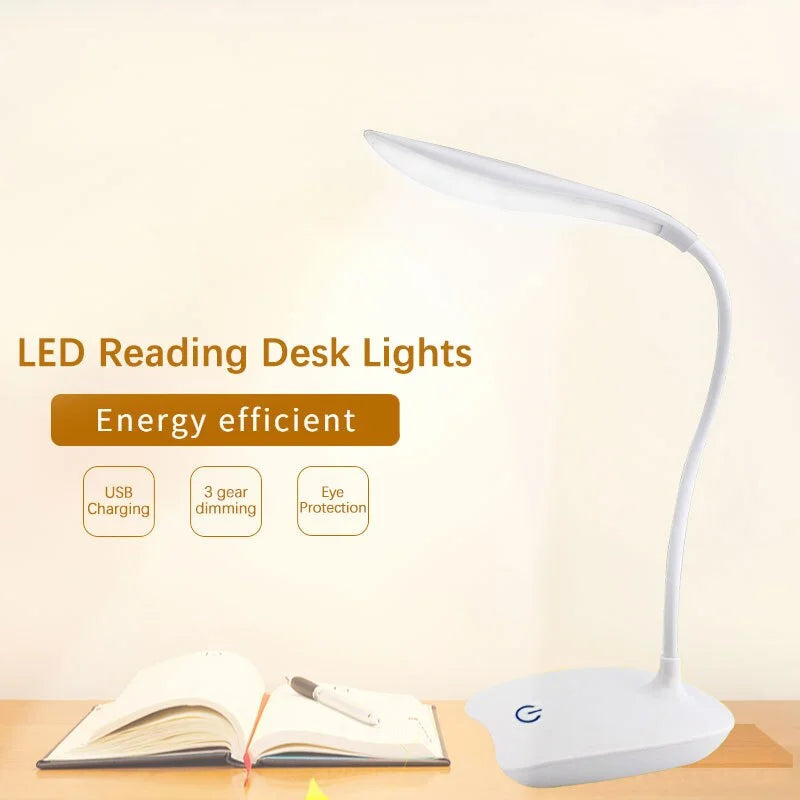LED Bureaulamp Oplaadbaar, Oogbescherming, 3 Standen