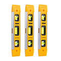 Magnetische Waterpas 230mm, Aluminium Torpedoniveau (Set van 3)