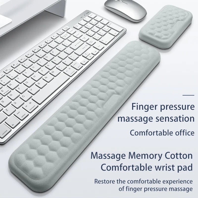 Ergonomische Polssteun Muismat voor Toetsenbord en Muis