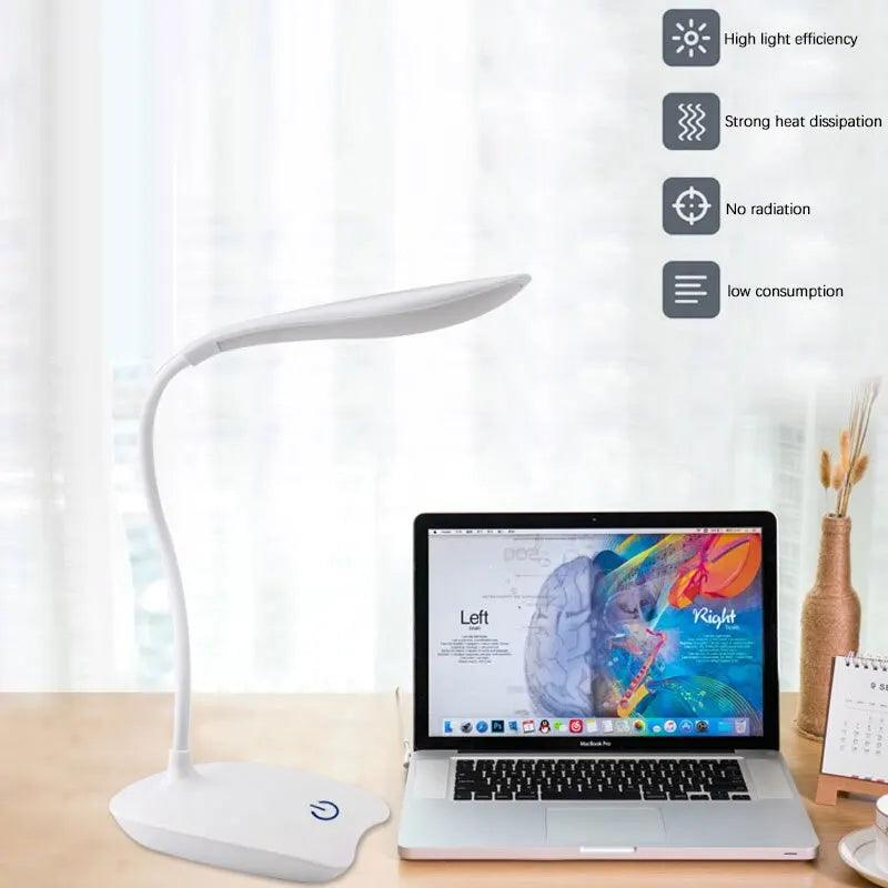 LED Bureaulamp Oplaadbaar, Oogbescherming, 3 Standen
