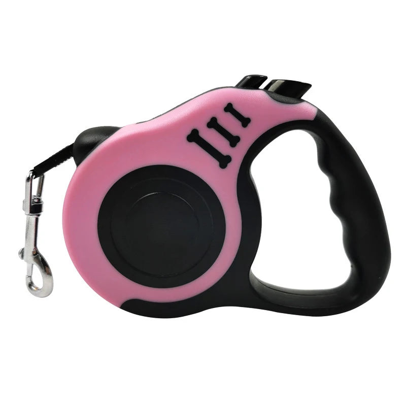 Intrekbare Hondenriem 3m, Sterke Nylon Automatische Riem voor Kleine en Middelgrote Honden