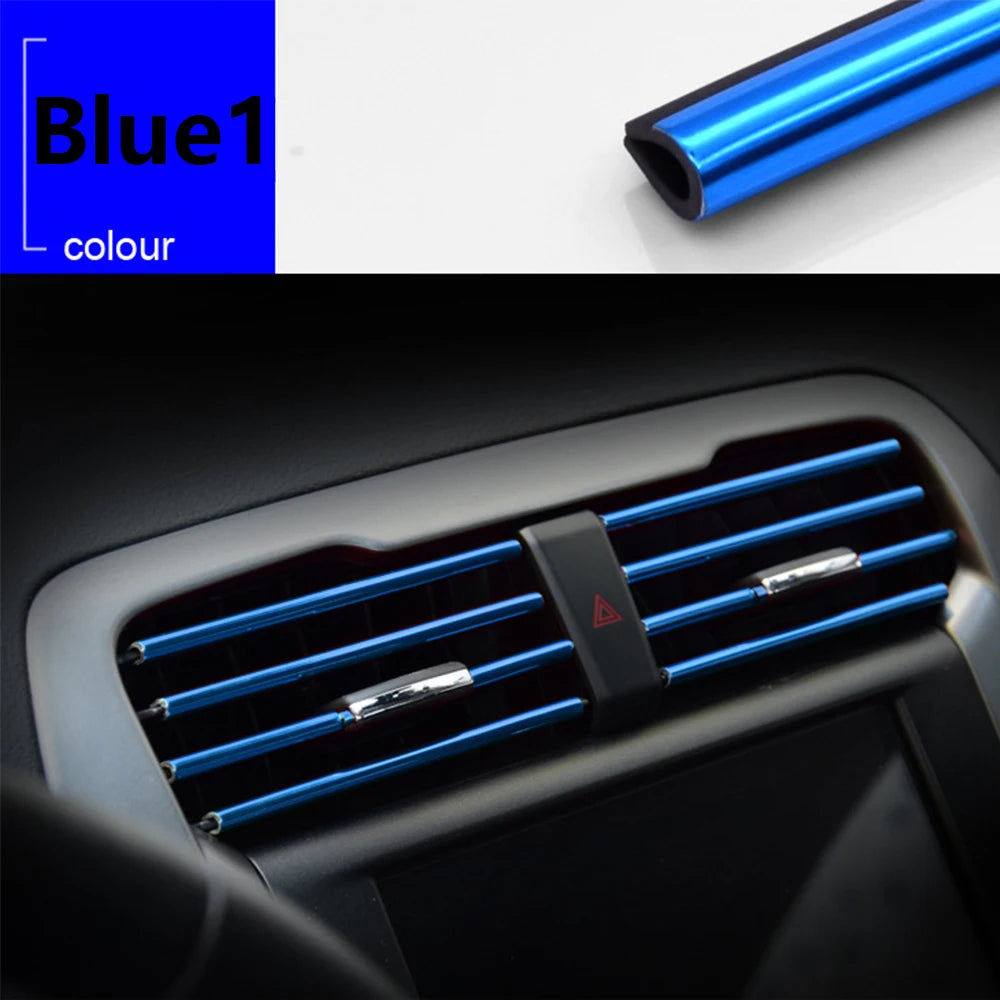 Decoratieve Sierstrips voor Auto Airco Ventilatierooster, Set van 10