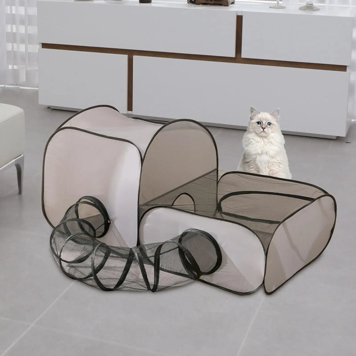 Opvouwbare kattenren voor binnen en buiten