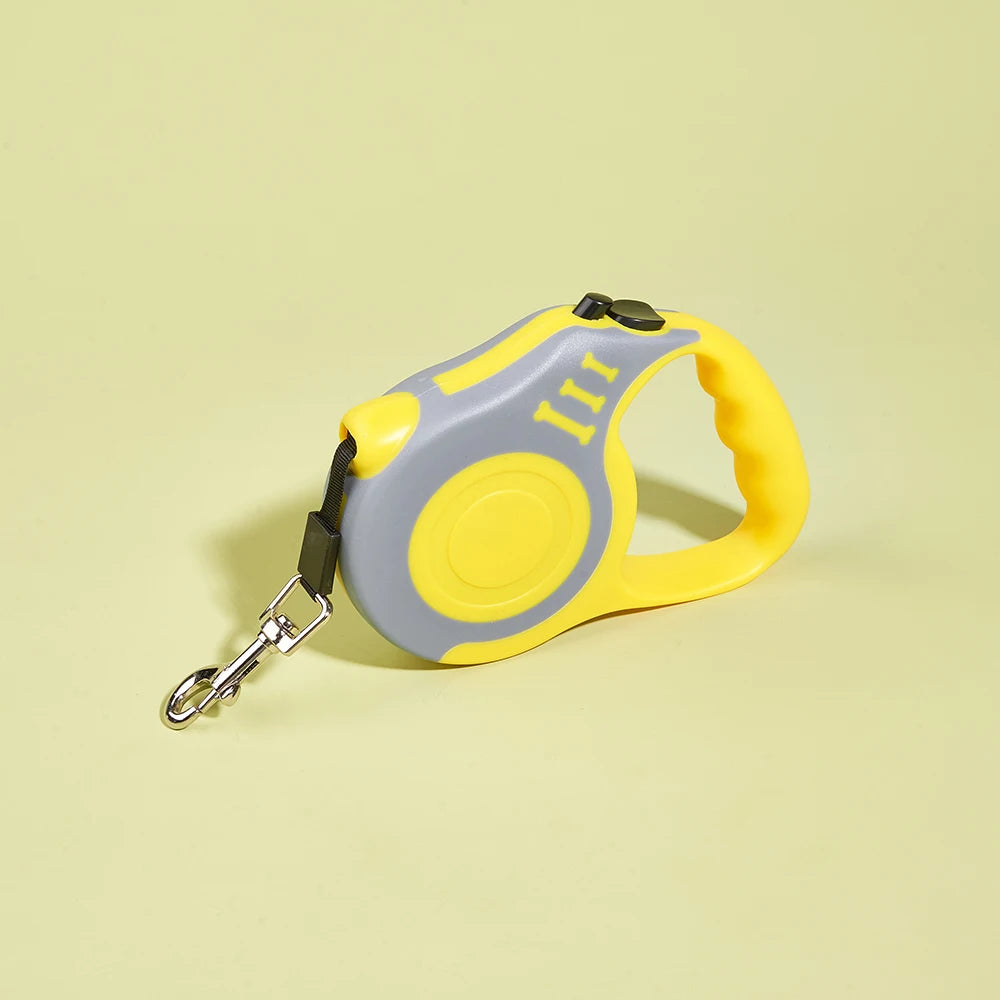Intrekbare Hondenriem 3m, Sterke Nylon Automatische Riem voor Kleine en Middelgrote Honden